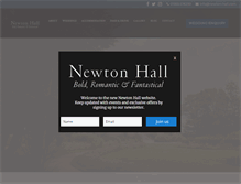 Tablet Screenshot of newton-hall.com